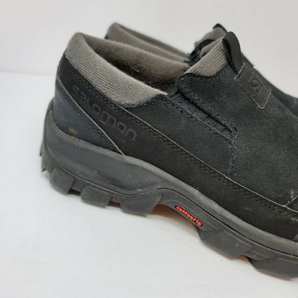 Salomon Mens Black Slip On Comfort Casual Shoe 6.5 - Picture 2 of 10
